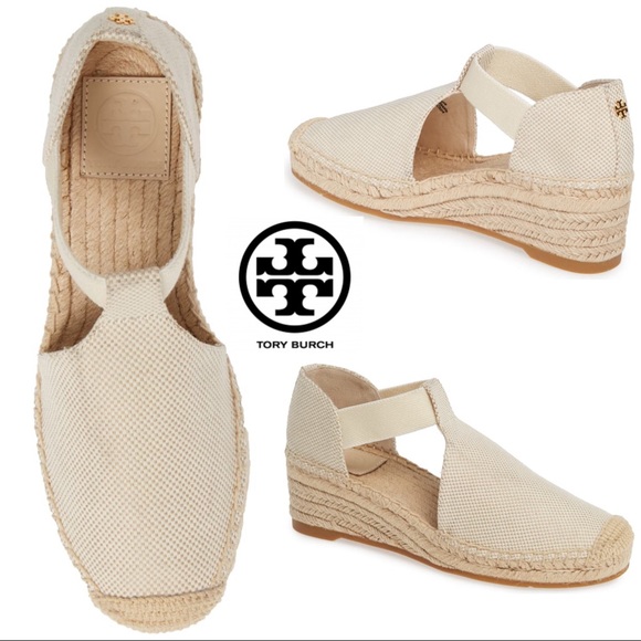 Tory Burch Shoes - NEW Tory Burch Espadrille Wedges sz. 11